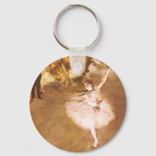 Ballet Dancer Degas Star Painting Sleutelhanger