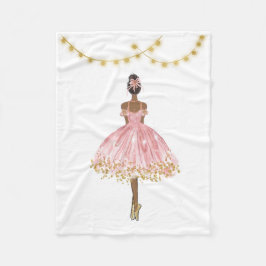 Ballet Dancer Fleece Deken