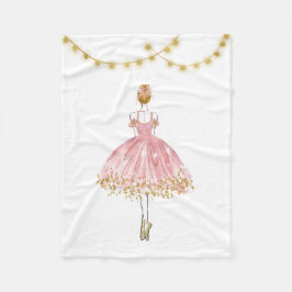 Ballet Dancer Fleece Deken