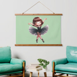 Ballet Dancer Hangend Wandkleed