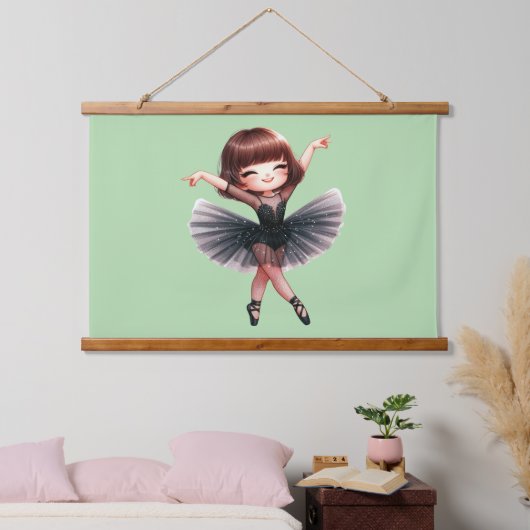 Ballet Dancer Hangend Wandkleed (Slaapkamer)