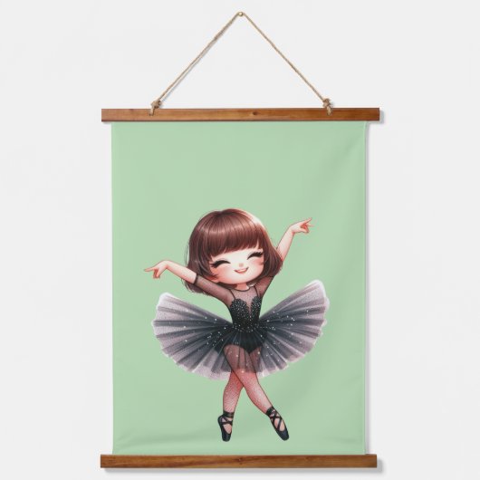 Ballet Dancer Hangend Wandkleed (Voorkant)
