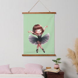 Ballet Dancer Hangend Wandkleed