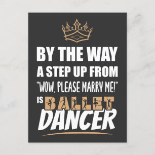 Ballet Dancer is de Ultimate in Appeal. Leuk cadea Briefkaart