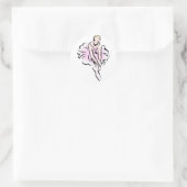 Ballet Dancer Merchandise Ronde Sticker (Tas)
