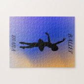 "BALLET DANCER" PUZZLE AVEC LE NOM PERSONNALISÉ! (Horizontal)