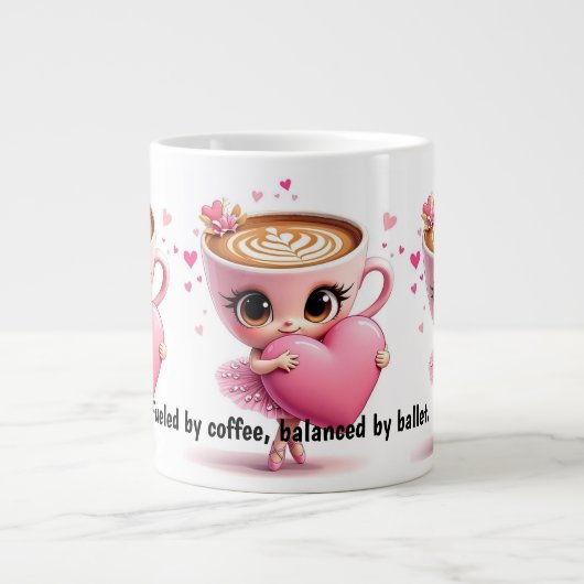 Ballet Dancer Quote Coffee Mug (Devant)