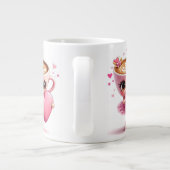 Ballet Dancer Quote Coffee Mug Extra Grote Beker (Achterkant)