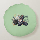 Ballet Dancer Rond Kussen (Achterkant)