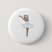 Ballet Dancer Ronde Button 5,7 Cm (Voorkant)