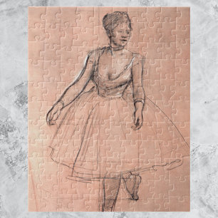 Ballet Dancer (studie) van Edgar Degas, kunst Legpuzzel