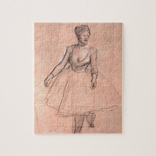 Ballet Dancer (studie) van Edgar Degas, kunst Legpuzzel (Verticaal)