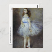 Ballet Dancer van Pierre Renoir,  Kunst Briefkaart (Voorkant / Achterkant)