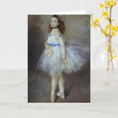 Ballet Dancer van Pierre Renoir, Kunst Kaart (Gele Bloem)