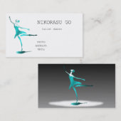 ballet dancer visitekaartje (Voorkant / Achterkant)