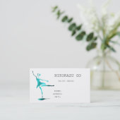 ballet dancer visitekaartje (Staand voorkant)