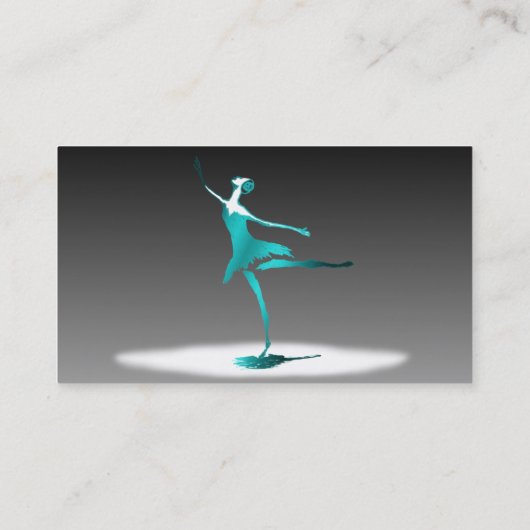 ballet dancer visitekaartje (Achterkant)