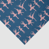 Ballet Dancers Ballerina Patterned Tissuepapier (Detail)