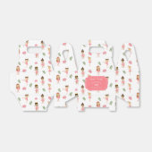 Ballet Dans & Draai Roze Ballerina Verjaardag Bedankdoosjes (Uitgevouwen)