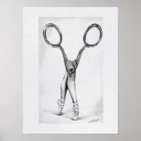 Ballet dans Scharen Ballerina Surrealistische teke