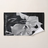 Ballet Danse sur scène en noir et blanc (Serviette à main)