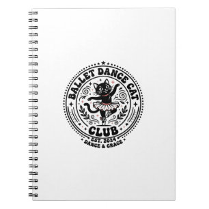 Ballet Dansen Kat Hondenliefhebber Shirt Kunst - B Notitieboek