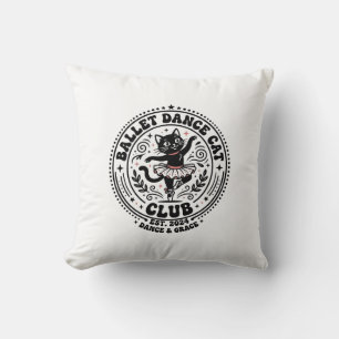 Ballet Dansen Kat Huisdier Liefhebber Shirt Kunst Kussen
