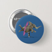 Ballet Dansend Elephant Ronde Button 5,7 Cm (Voorkant /achterkant)