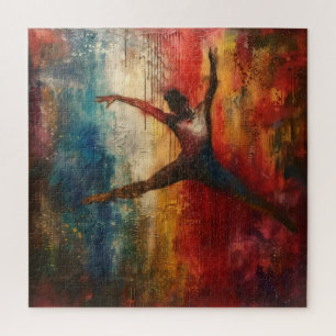 Ballet danser Abstracte kunst Legpuzzel