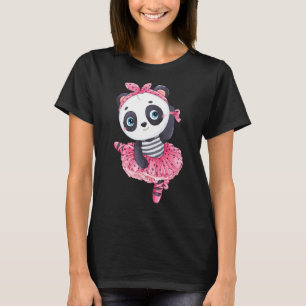 Ballet danser dier schattig panda dansen meisjes K T-shirt