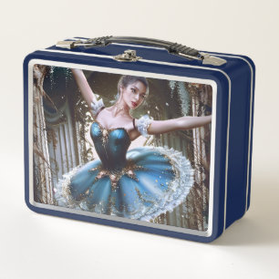 Ballet danser in een blauwe Tutu