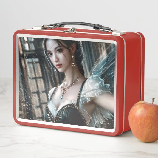 Ballet danser in een groene TuTu en Fairy Wings (In situ)