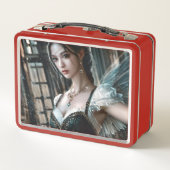 Ballet danser in een groene TuTu en Fairy Wings (Achterkant)