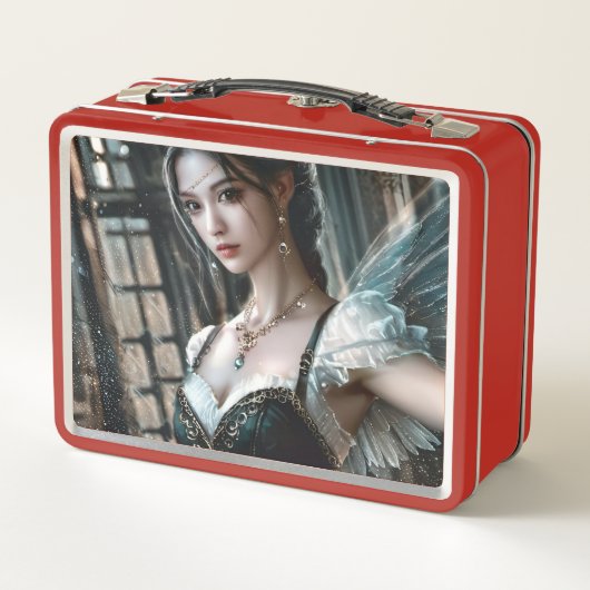 Ballet danser in een groene TuTu en Fairy Wings (Achterkant)