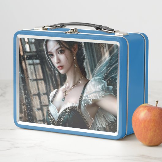 Ballet danser in een groene TuTu en Fairy Wings (In situ)