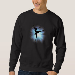 Ballet danser silhouet dansen meisjes ballerina b trui