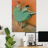 Ballet dansers aan de bar door Edgar Degas Poster (Thuiskantoor)