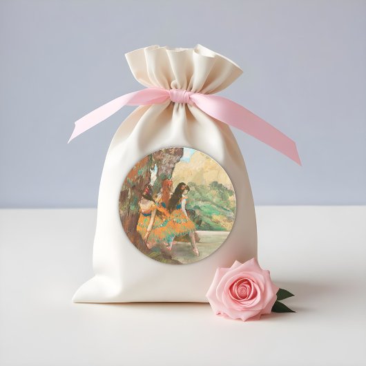 Ballet dansers, Degas Art Ronde Sticker
