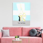 Ballet dansers schoenen canvas afdruk (Insitu (Woonkamer))