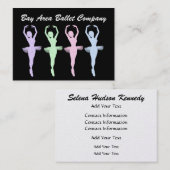 Ballet / dansstudio visitekaartje (Voorkant / Achterkant)