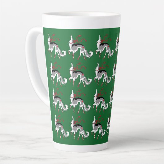 Ballet de Noël Borzoi Mug (Angle gauche)