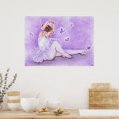 Ballet De Papillon Poster (Keuken)
