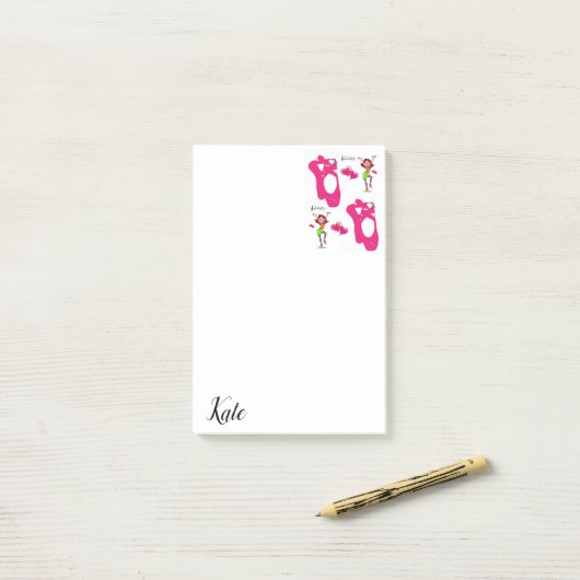 Ballet de Post-it Notes (Sur un bureau)