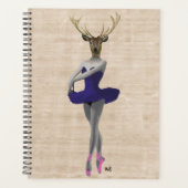 Ballet Deer in Blue Planner (Voorkant)