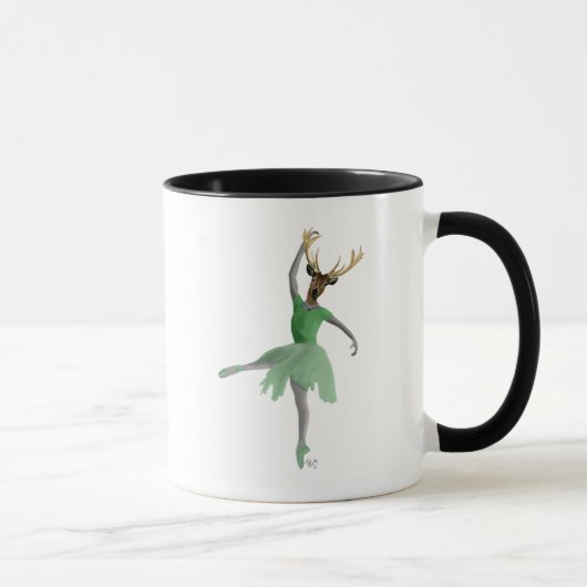 Ballet Deer in Green Mok (Rechts)