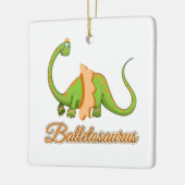Ballet Dinosaur Gift for Dance Student Keramisch Ornament (Links)