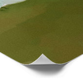 Ballet en Fleurs Poster personnalisable Imprimer (Coin)