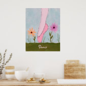 Ballet en Fleurs Poster personnalisable Imprimer (Cuisine)