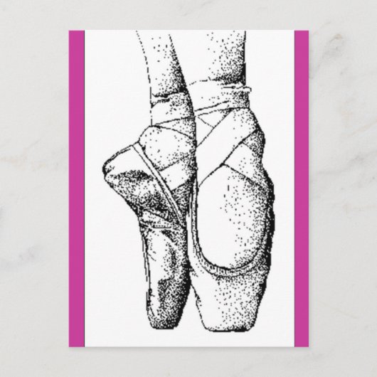 Ballet — En Pointe Briefkaart (Voorkant)