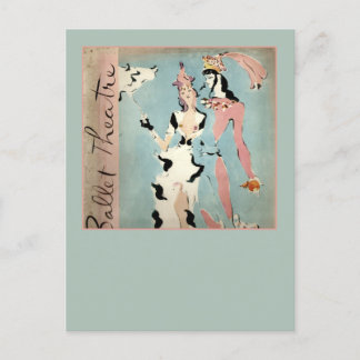 Ballet en theater briefkaart